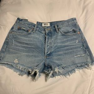 NWT Agolde Parker denim shorts